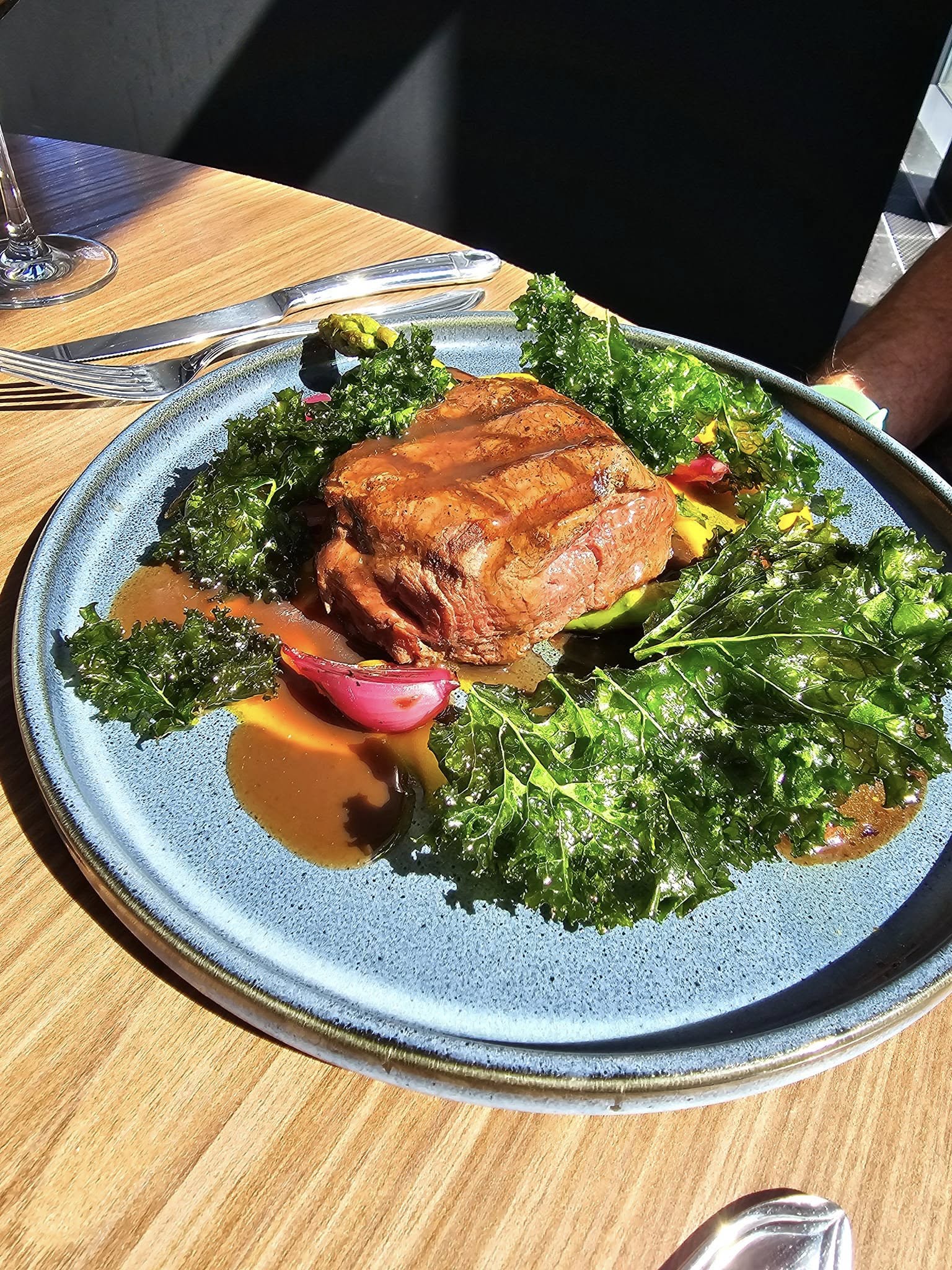 Gourmet meal options at LAVA restaurant in the Blue Lagoon Gourmet meal options at LAVA restaurant in the Blue Lagoon