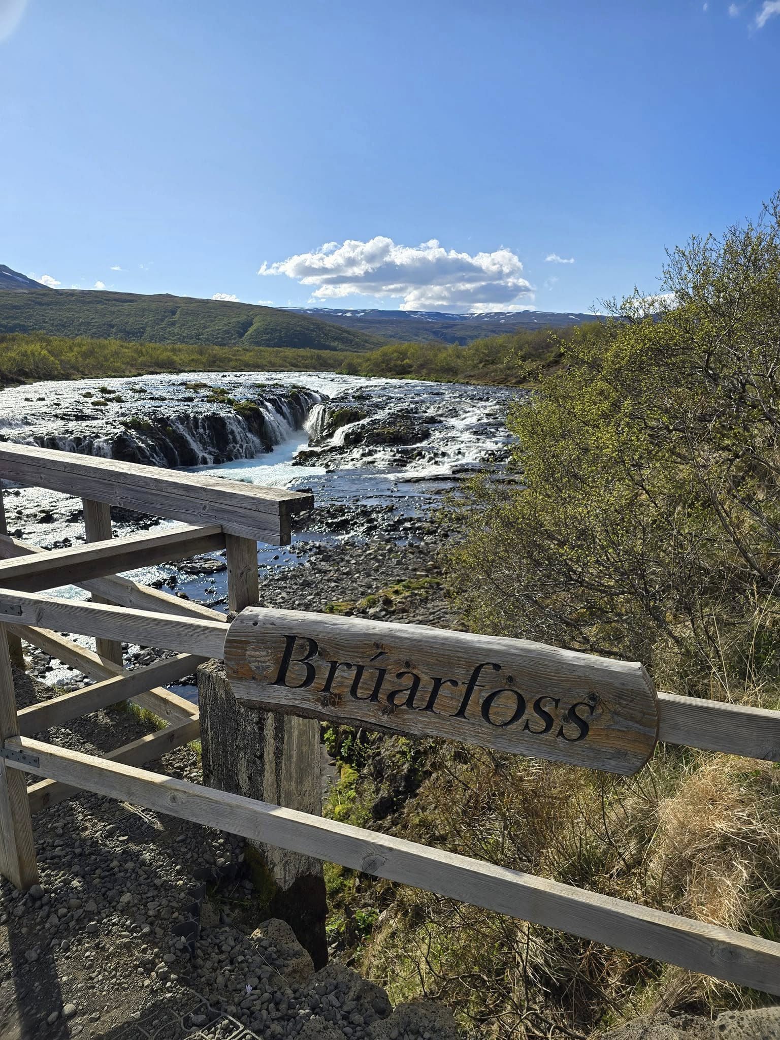 Bruarfoss along the Golden Circle Tour in Iceland Bruarfoss along the Golden Circle Tour in Iceland