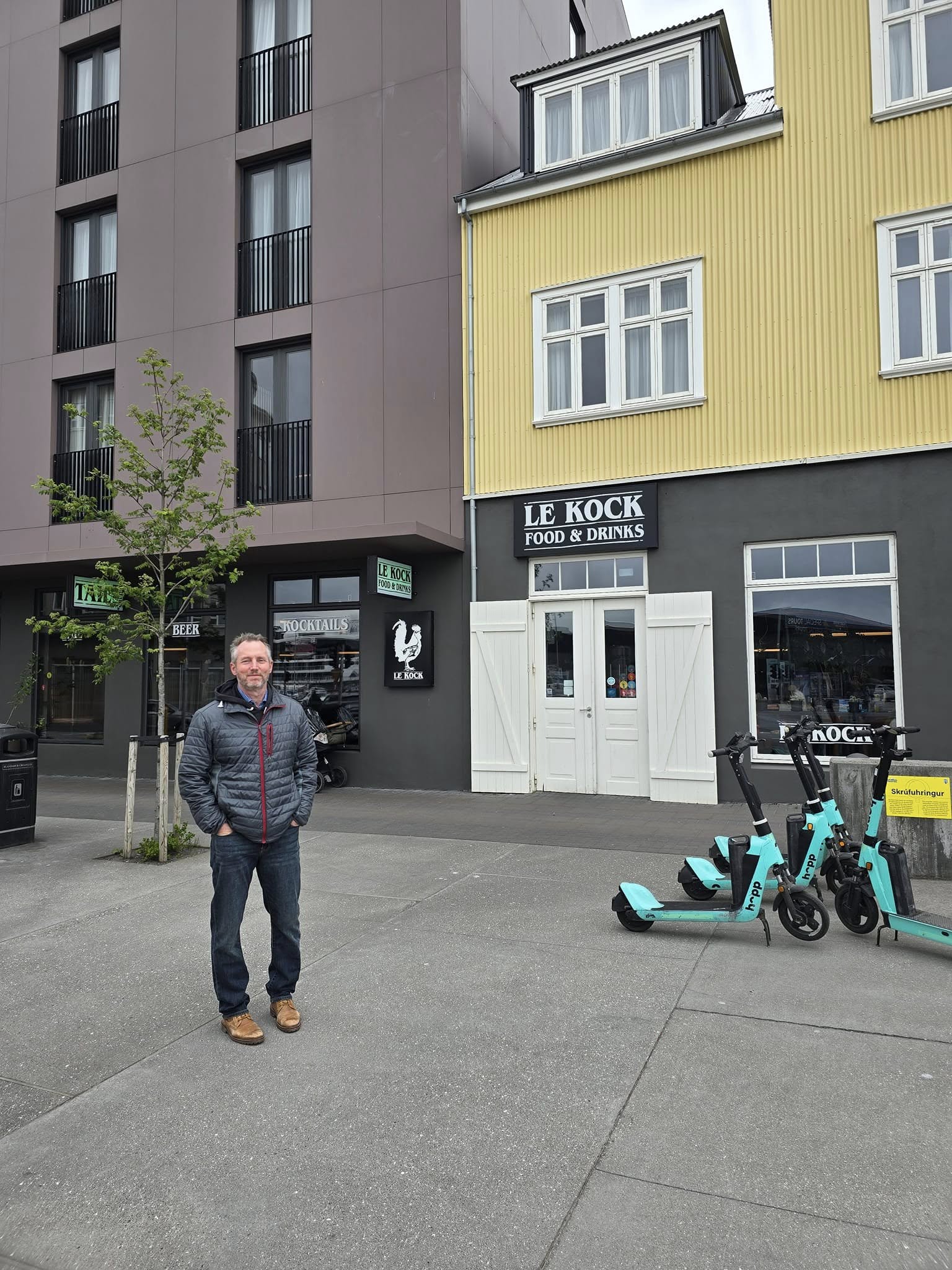 The restaurant Le Kock in Iceland The restaurant Le Kock in Iceland