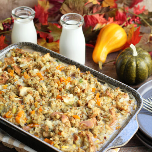 Thanksgiving leftover casserole