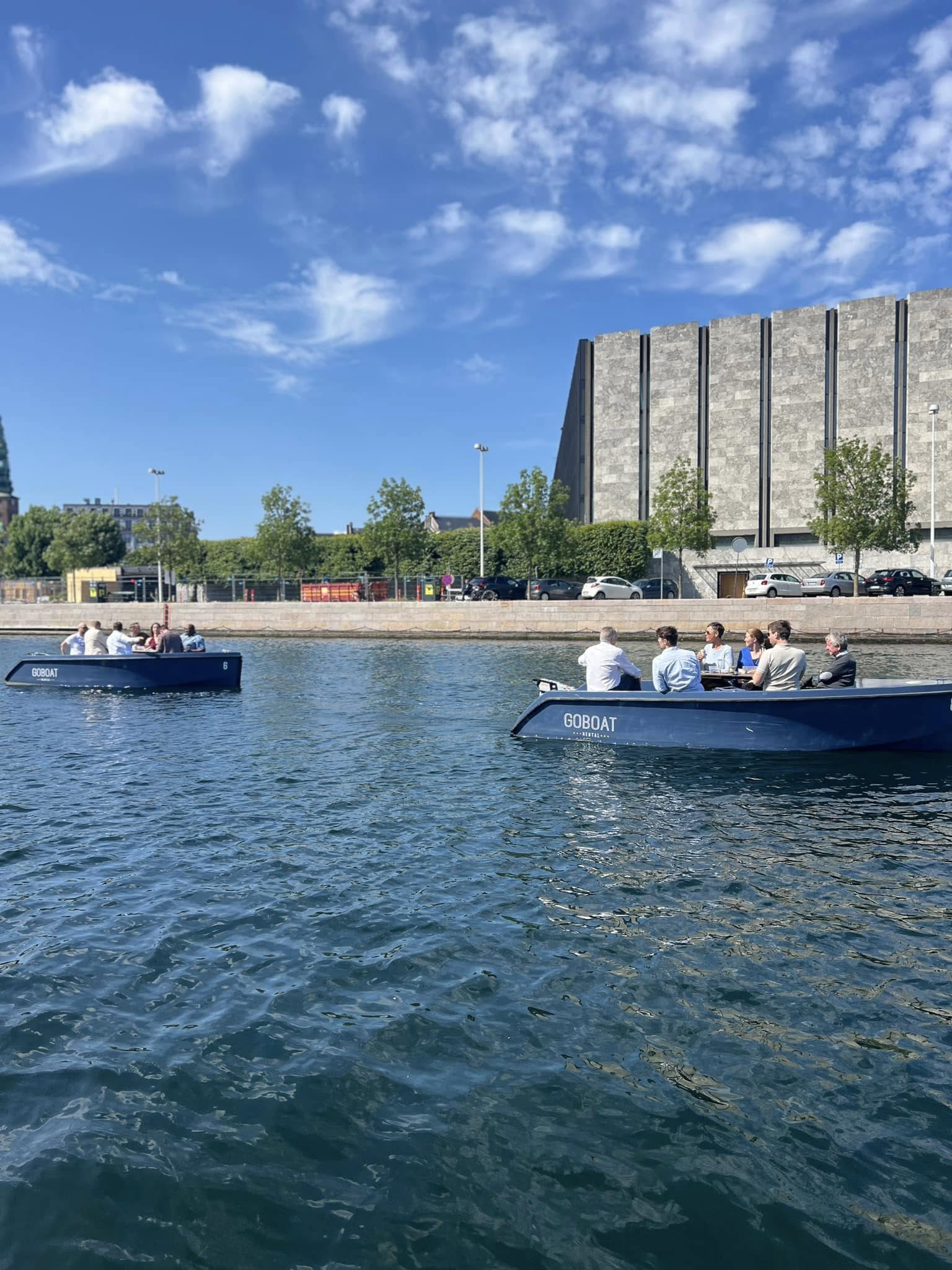 Boat rental experience cruising the canals of Copenhagen