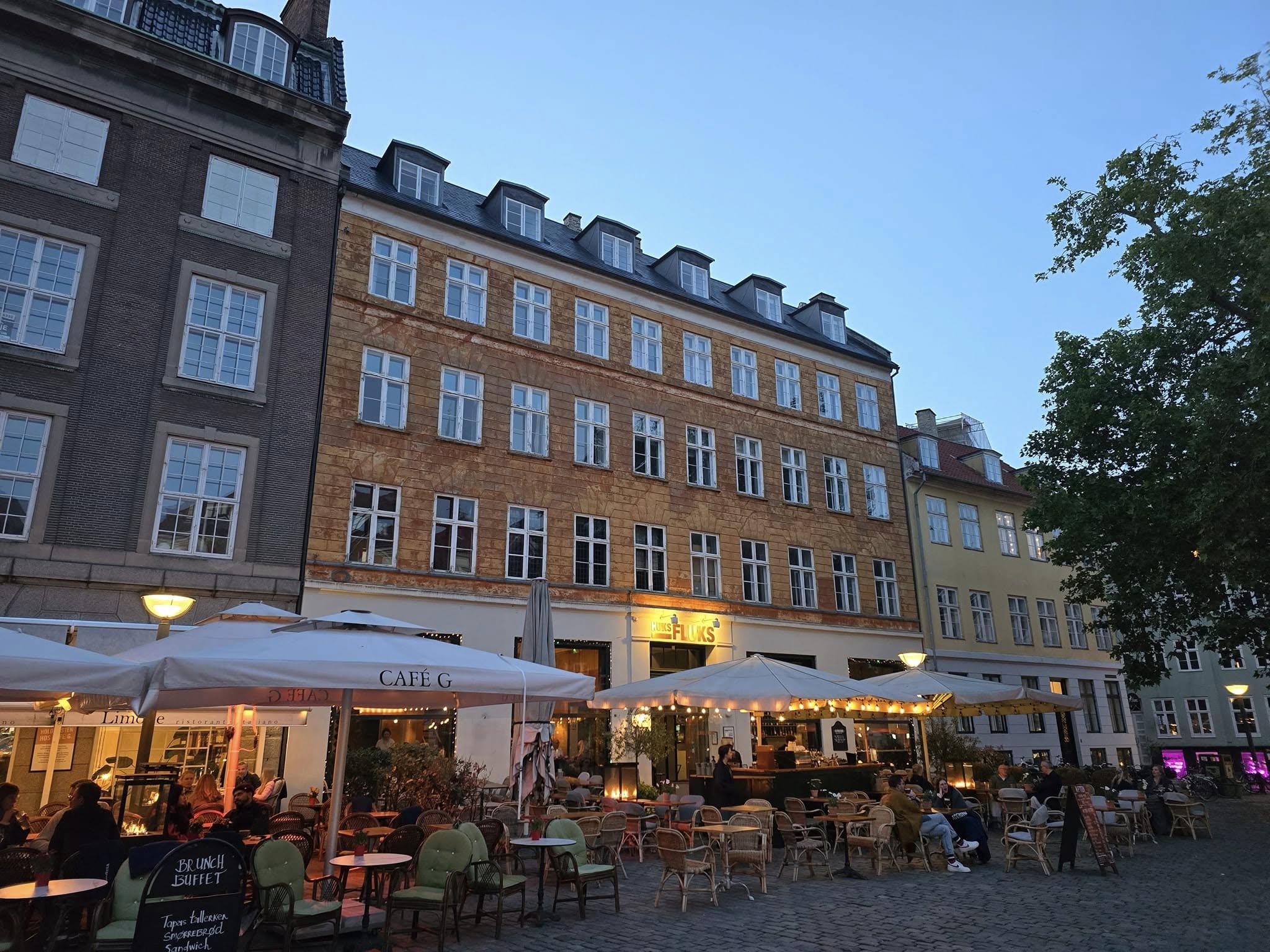 Cafes and outdoor seating in Copenhagen