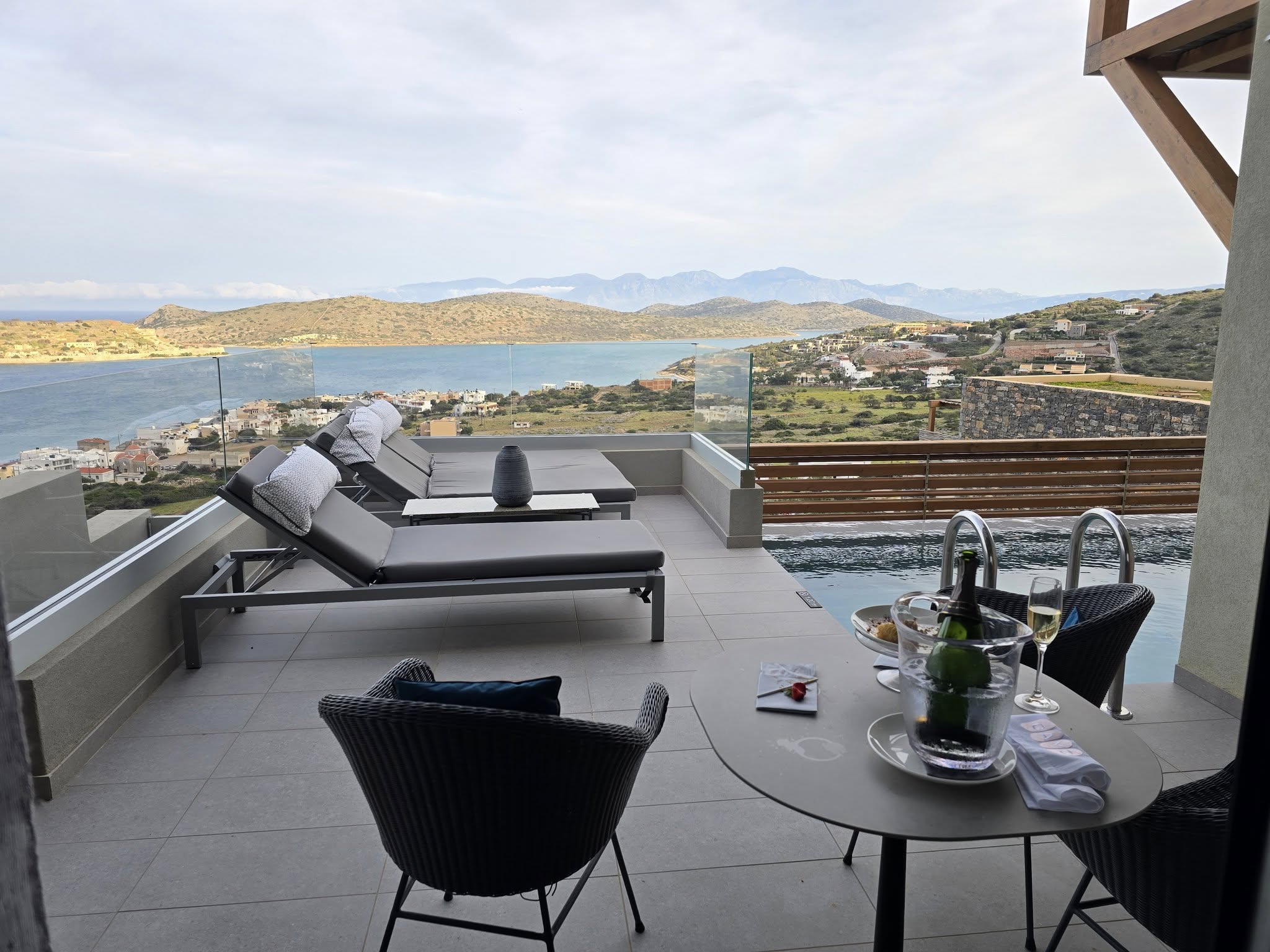 Cayo Resort Elounda Crete balcony and pool
