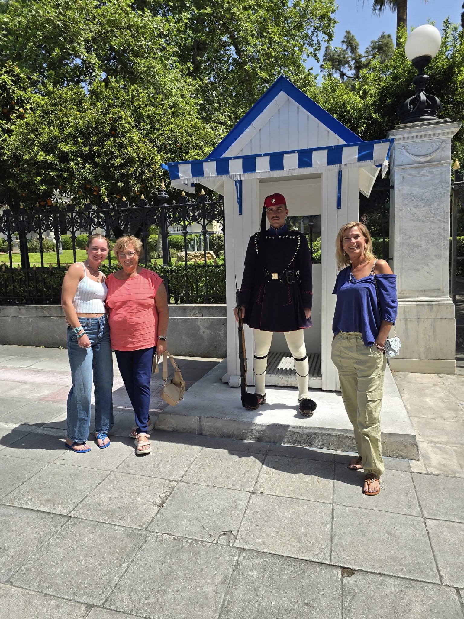 Changing of the guards at the Tomb of the Unknown Soldier Athens