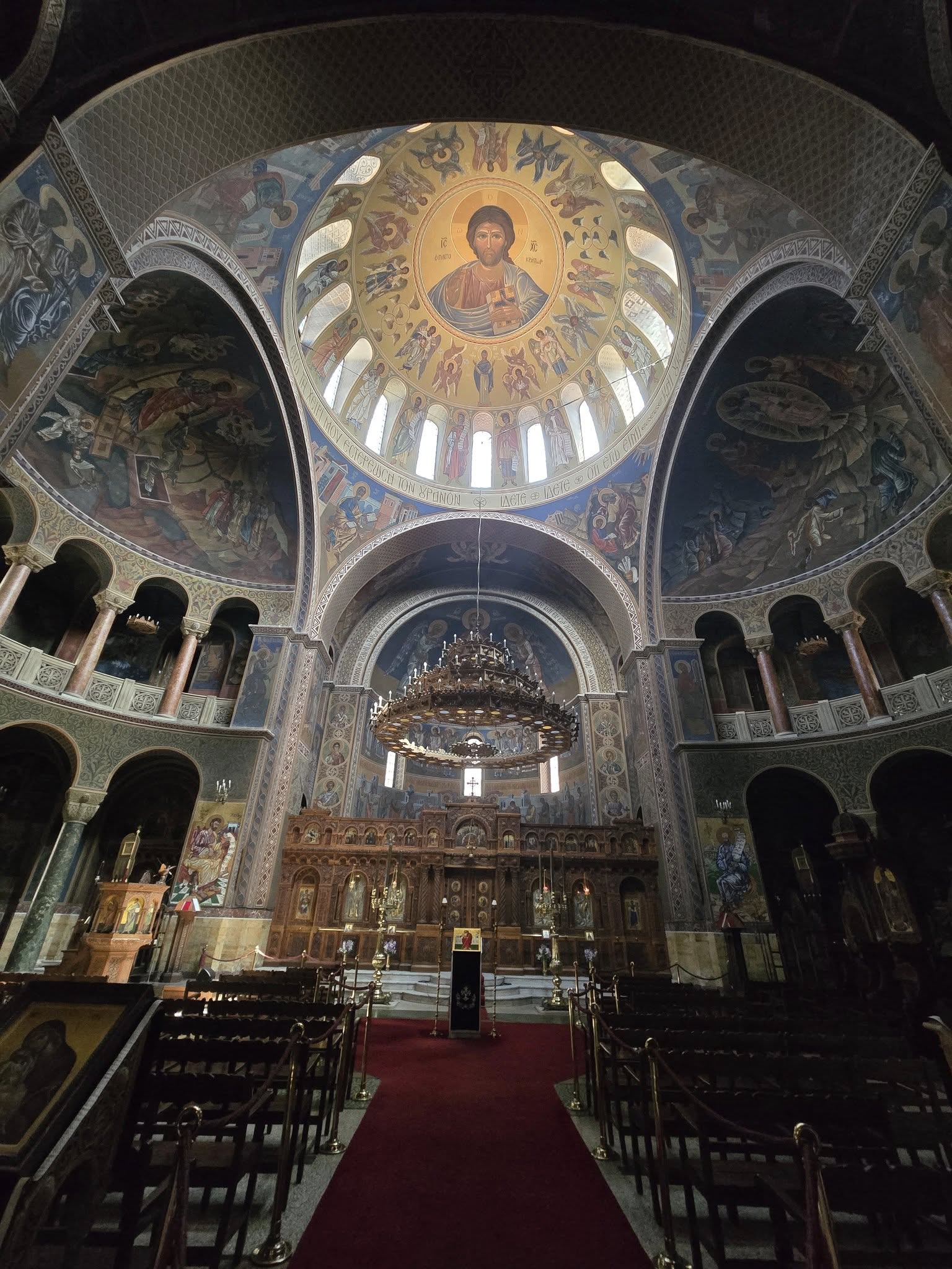 Holy Church of Saint Dionysius Athens Greece interior artwork