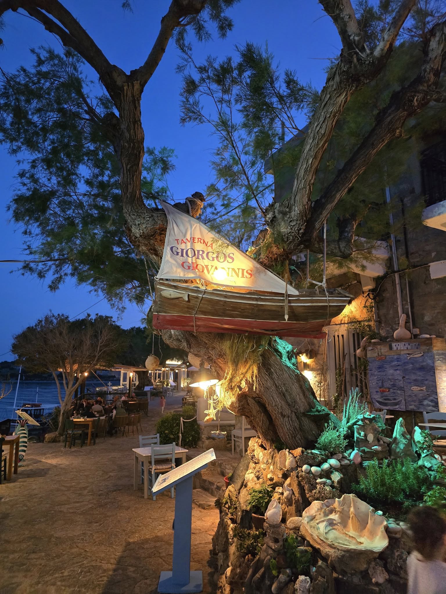 Taverna in Elounda Crete Greece