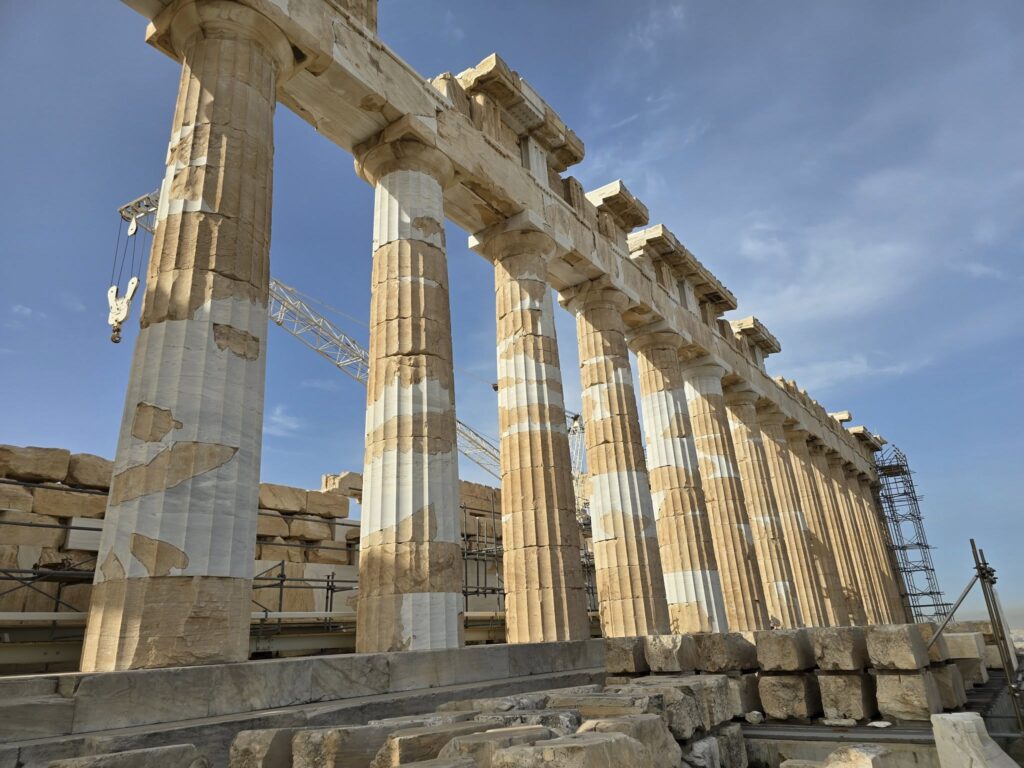 Visiting the Acropolis in Athens Greece