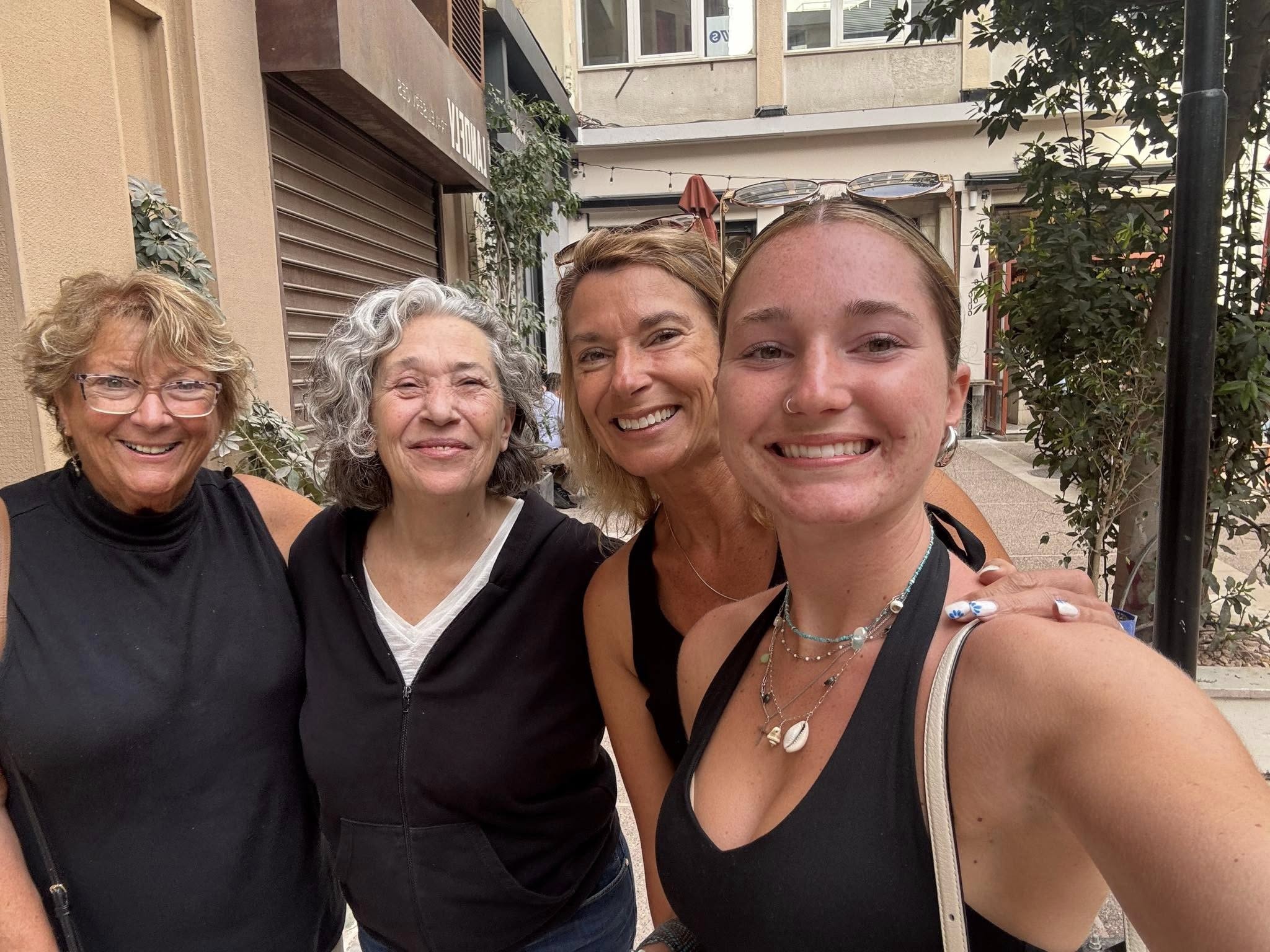 Women with Greek Cooking Class Chef
