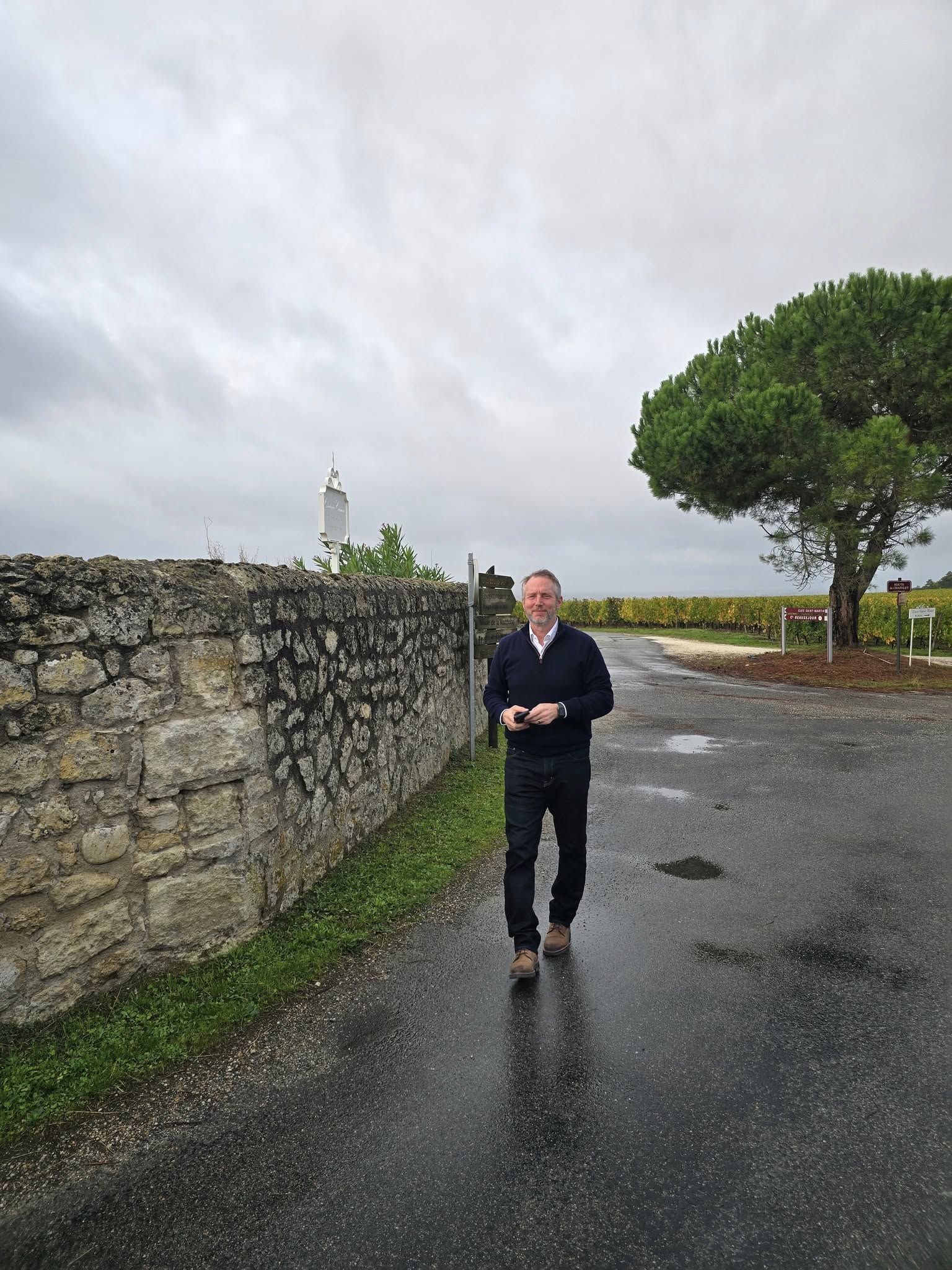 French countryside in Saint Emilion