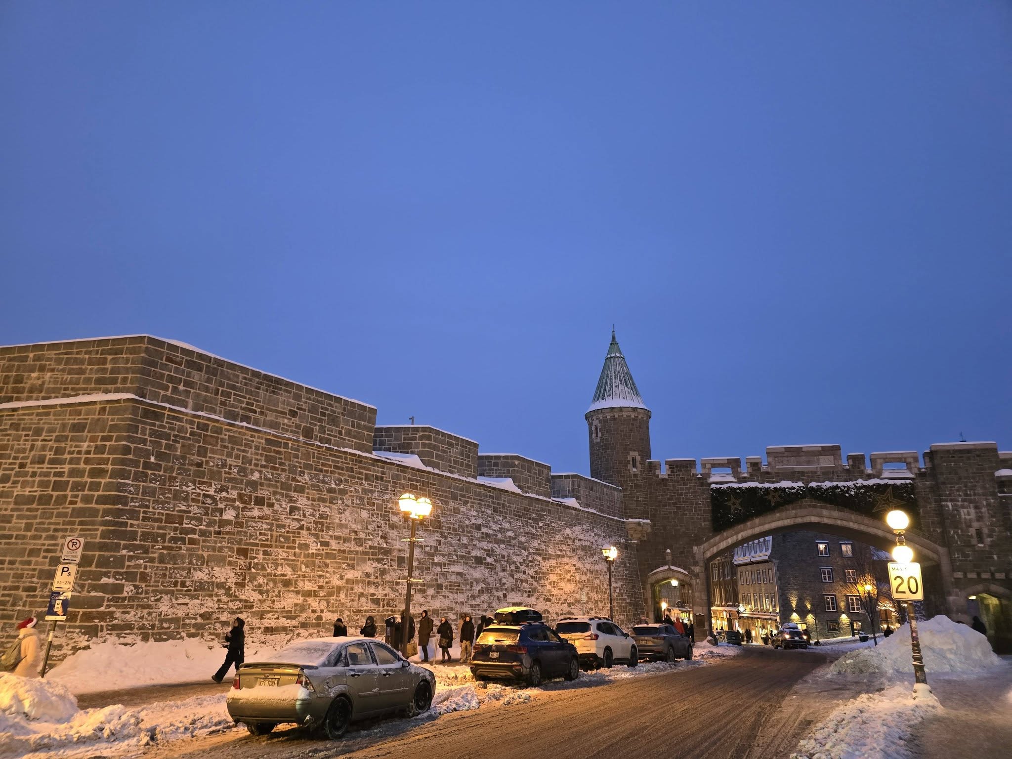 City walls of Quebec City